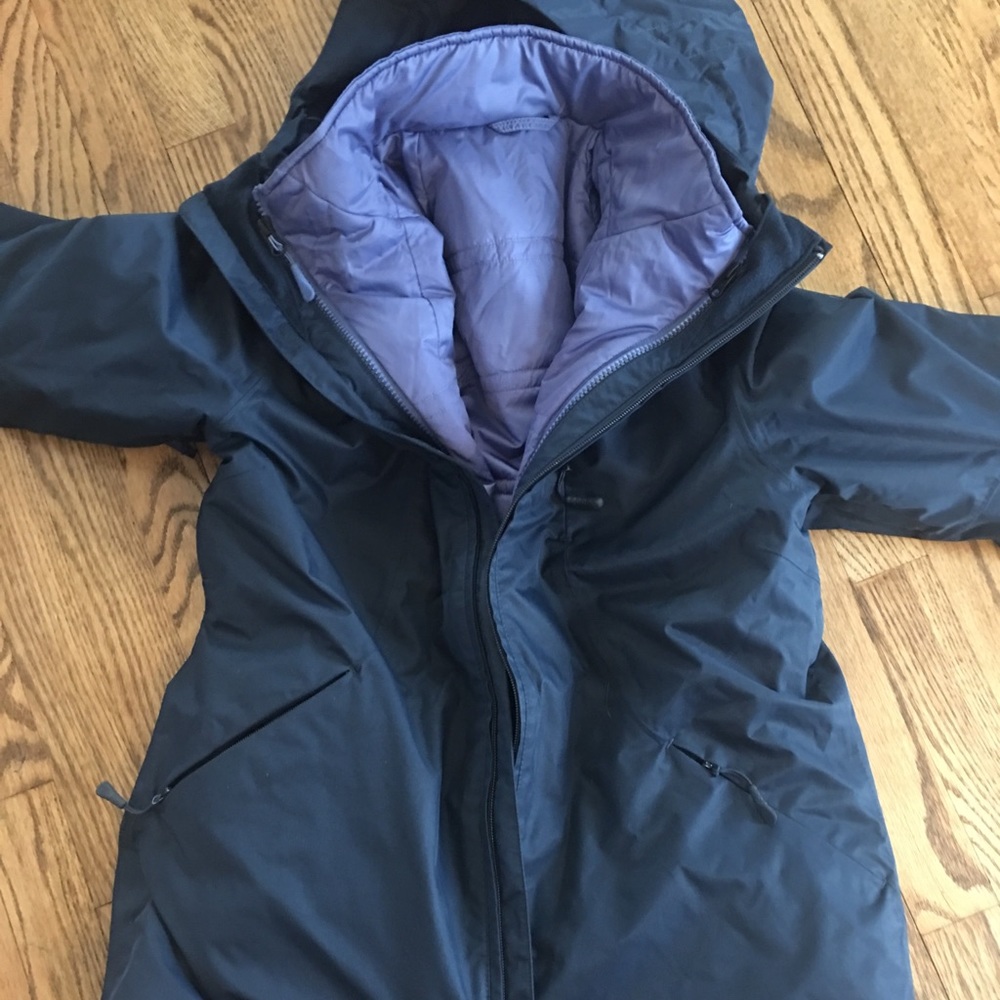 North face 2 layer winter jacket